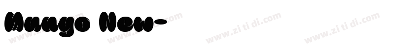 Mango New字体转换